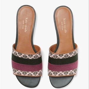 Kate Spade NY flower jacquard boardwalk sandals